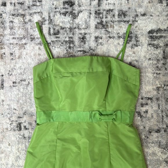 J Crew Silk green cocktail dress - Picture 2 of 7